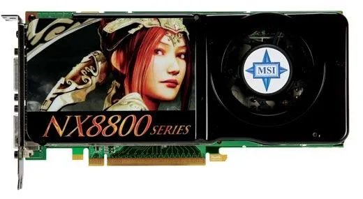 MSI V801-291R GeForce 8800 GTS GDDR3 Ekran Kartı Thumbnail 0