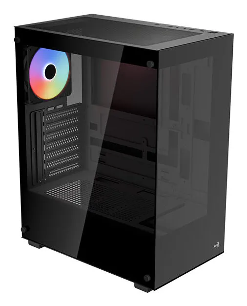 Aerocool Pivot-G-BK-v1 Midi Dikey (Tower) Siyah Kas