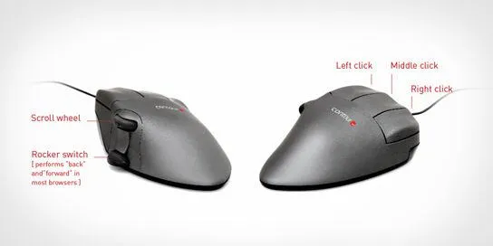 Contour Design Ergonomic CMO-GM-L-R 1200 DPI Optik Mouse Thumbnail 7