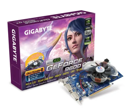 GIGABYTE GeForce 9600 GT 512MB GDDR3 Ekran Kartı Thumbnail 0