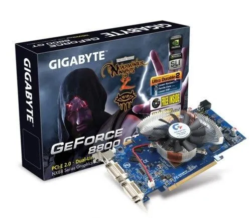 GIGABYTE 8800GT 512MB DDR3 NVIDIA GeForce GDDR3 Ekran Kartı Thumbnail 0