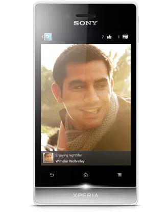 Sony Xperia miro 8,89 cm (3.5") Tek SIM Android 4.0 3G 0,5 GB 4 GB Siyah, Beyaz Akıllı Telefon