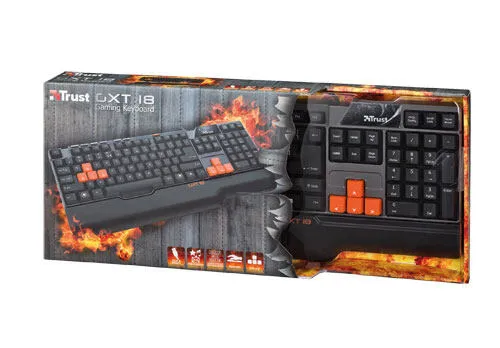 Trust GXT 18 Gaming Keyboard 17698 Oyuncu Klavyesi Thumbnail 4