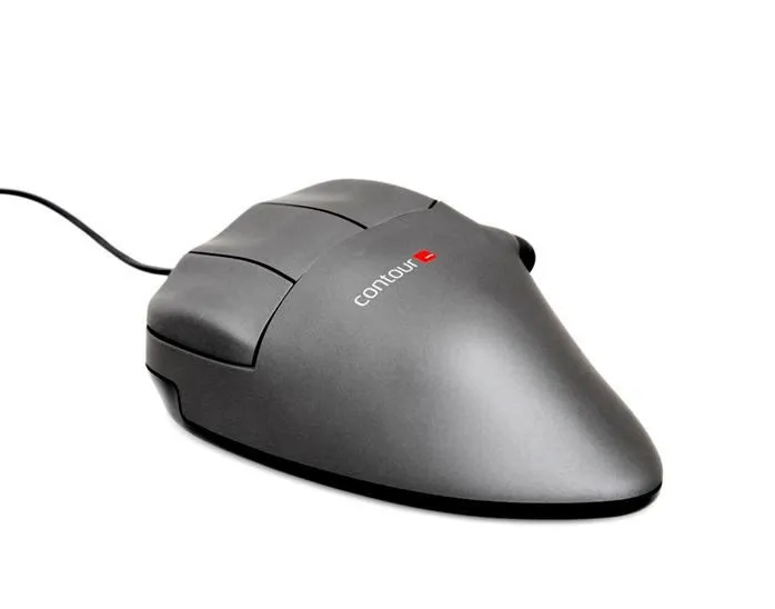 BakkerElkhuizen Contour Prefit Ofis Sol-el A tipi USB Optik Mouse Thumbnail 1