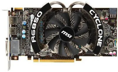 MSI R6850-CYCLONE1GD5PE AMD Radeon HD6850 1 GB GDDR5 Ekran Kartı