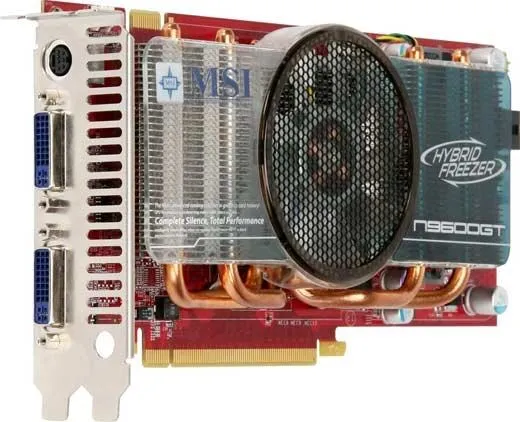 MSI N9600GT Hybrid Freezer GeForce 9600 GT 1 GB GDDR3 Ekran Kartı