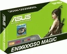 ASUS EN9600GSO MAGIC/HTDP/512M GeForce 9600 GSO GDDR2 Ekran Kartı Thumbnail 1