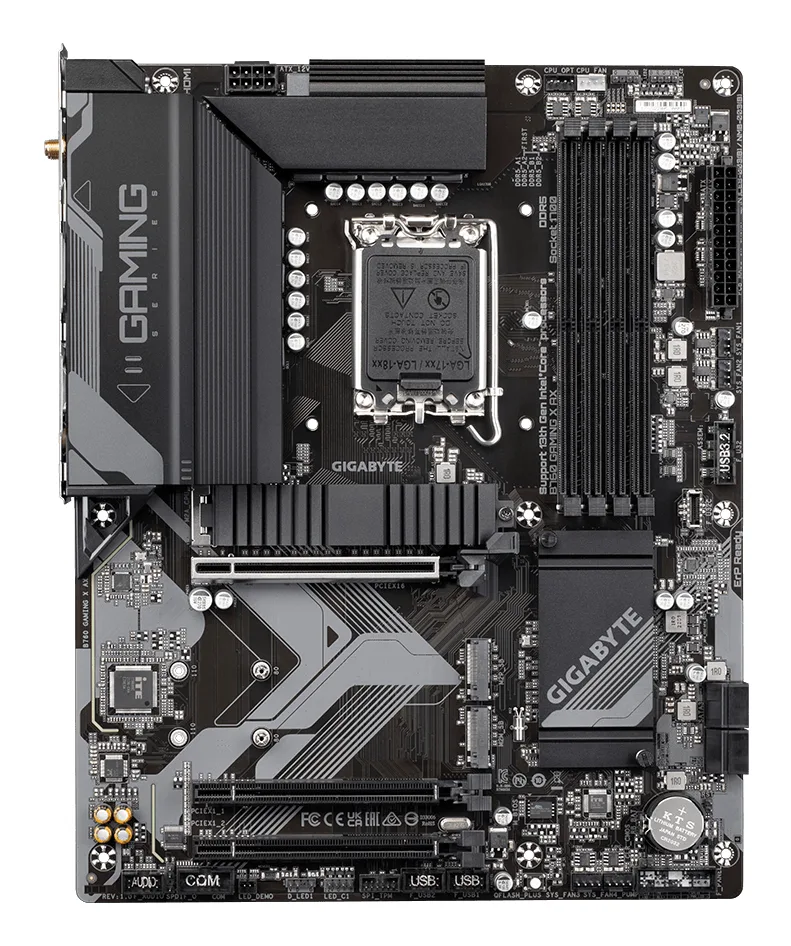 GIGABYTE B760 GAMING X AX LGA1700 4x DDR5 3x M.2 ATX Anakart Thumbnail 2