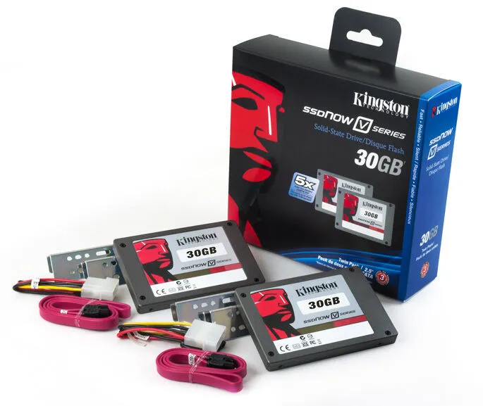 Kingston Technology SSDNow V125 Twin Pack 30 GB SNV125-S2BD/30GB-2P 2.5" SATA3 SSD Thumbnail 3