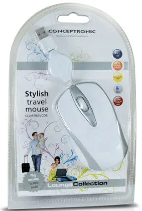 Conceptronic CLLMTRAVCOSI A tipi USB Optik 800 DPI Mouse Thumbnail 1