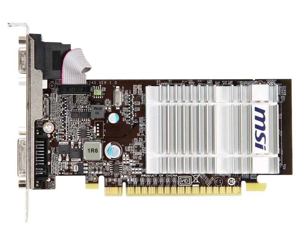 MSI N210-MD512D3H/LP 5 GB GDDR3 Ekran Kartı Thumbnail 2