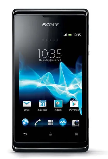 Sony Xperia E Dual 8,89 cm (3.5") Çift SIM Android 4.0 3G Micro-USB A 0,5 GB 4 GB 1500 mAh Siyah Akıllı Telefon