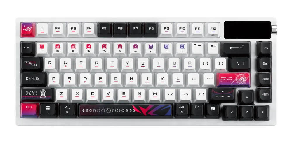 ASUS ROG Azoth X 90MP044F-BKUA30 Mekanik RGB Kablosuz Oyuncu Klavyesi Thumbnail 2