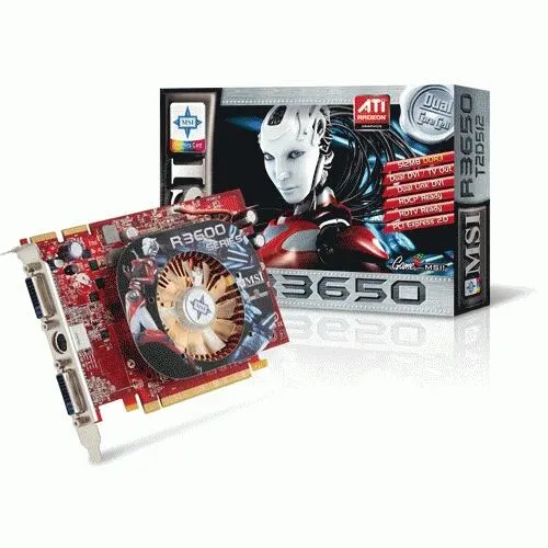 MSI R3650-T2D512/D2 GDDR2 Ekran Kartı Thumbnail 1
