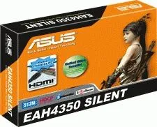ASUS EAH4350 SILENT/DI/512MD2 GDDR2 Ekran Kartı Thumbnail 1