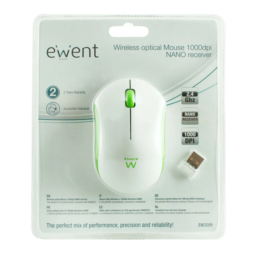 Ewent EW3209 1000 DPI Kablosuz Mouse Thumbnail 2