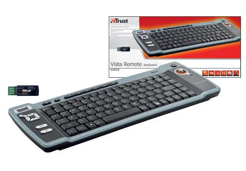 Trust KB-2950 RF kablosuz QWERTY Siyah Klavye