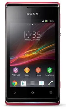 Sony Xperia E 8,89 cm (3.5") Tek SIM Android 4.1 3G 0,5 GB 4 GB 1530 mAh Kırmızı Akıllı Telefon