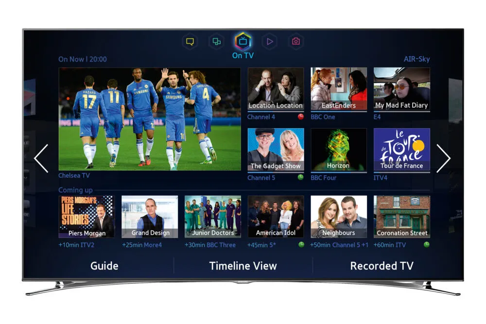 Samsung Series 8 UE55F8000WXXH Full HD kalitesi Smart Wi-Fi Siyah TV Televizyon (TV)