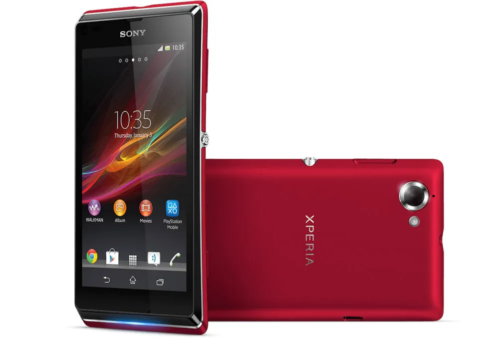 Sony Xperia L 10,9 cm (4.3") Tek SIM Android 4.1 3G 1 GB 1750 mAh Kırmızı Akıllı Telefon