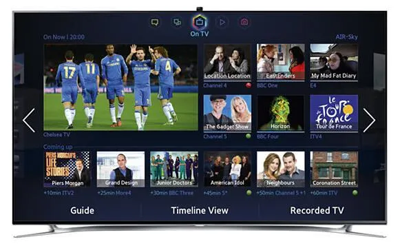 Samsung Series 8 UE65F8000SZXZT Full HD kalitesi Wi-Fi Siyah, Gümüş TV Televizyon (TV)
