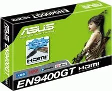 ASUS EN9400GT/DI/1GD2(LP) GeForce 9400 GT 1 GB GDDR2 Ekran Kartı Thumbnail 1