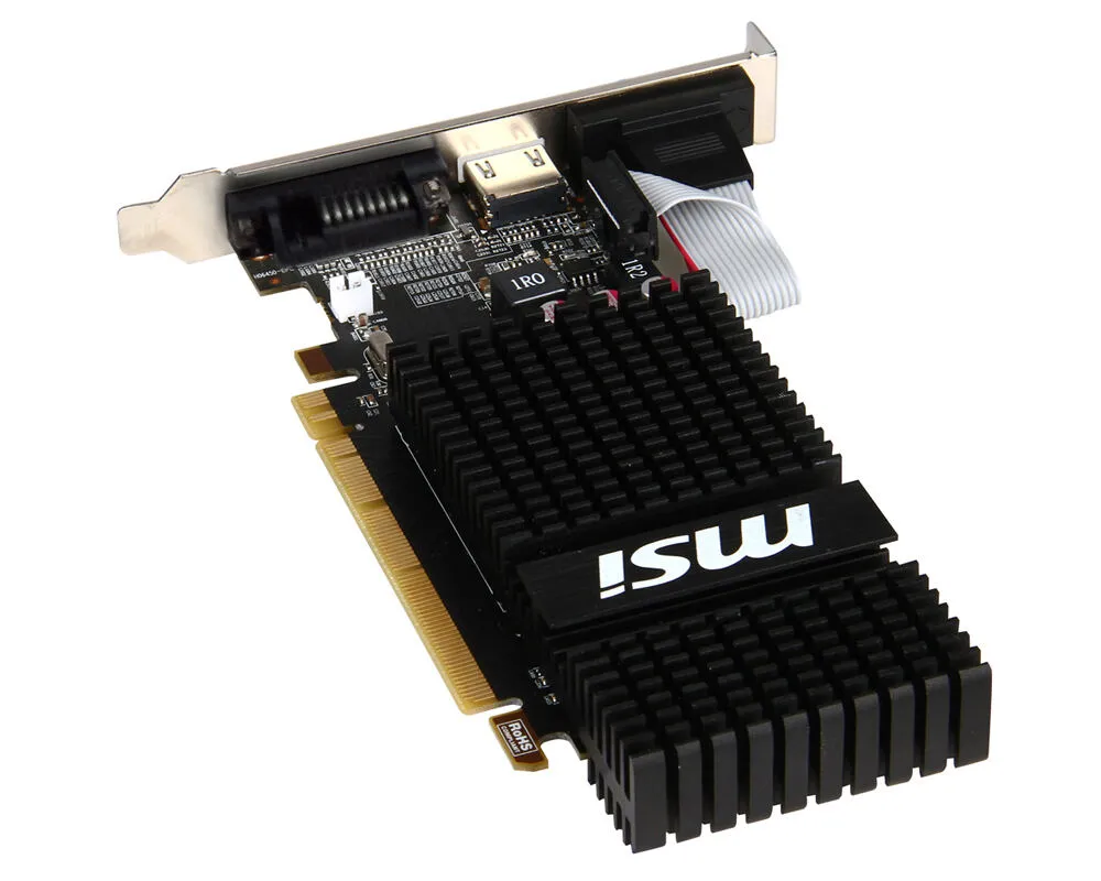 MSI R6450-2GD3H/LP AMD Radeon HD6450 2 GB GDDR3 Ekran Kartı Thumbnail 3