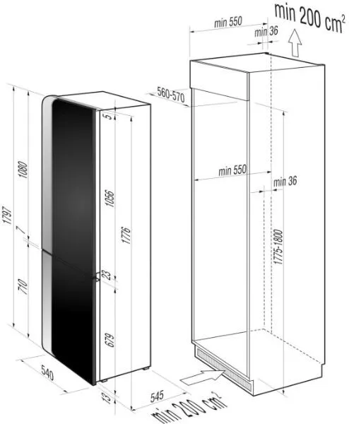 Gorenje RKI-ORA-L 266 Litre Buzdolabı Thumbnail 6