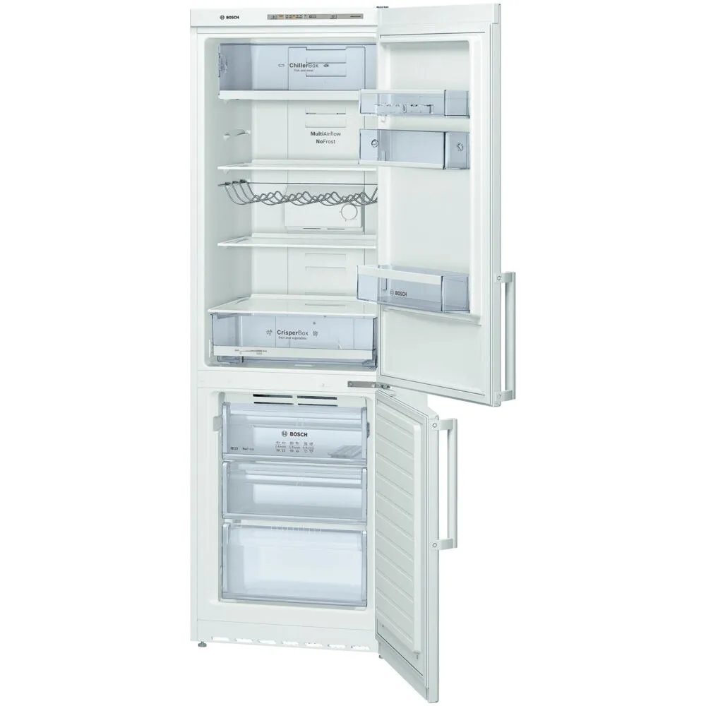 Bosch KGN36VW21 donduruculu buz dolabı Solo 287 l Beyaz Buzdolabı