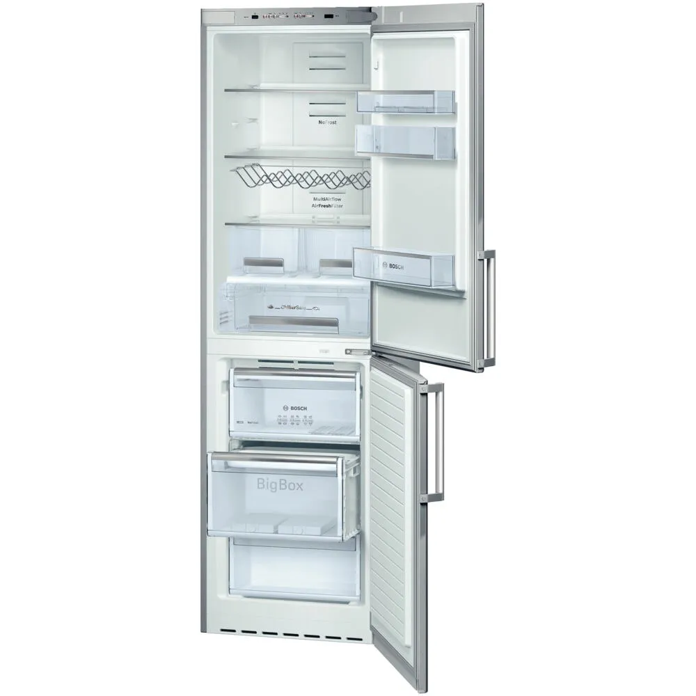Bosch KGN39AI21 donduruculu buz dolabı Solo 315 l Paslanmaz çelik Buzdolabı