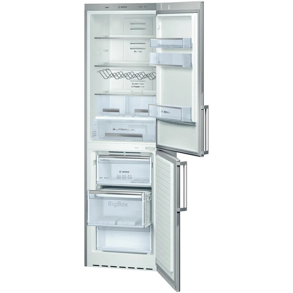 Bosch KGN39AI25 donduruculu buz dolabı Solo 315 l Paslanmaz çelik Buzdolabı
