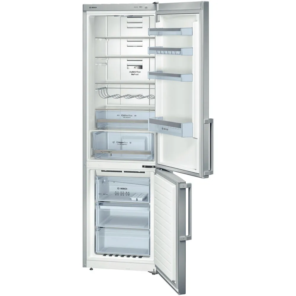 Bosch KGN39XI32 donduruculu buz dolabı Solo 355 l Paslanmaz çelik Buzdolabı