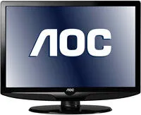 AOC L19W981 WXGA Siyah TV Televizyon (TV)
