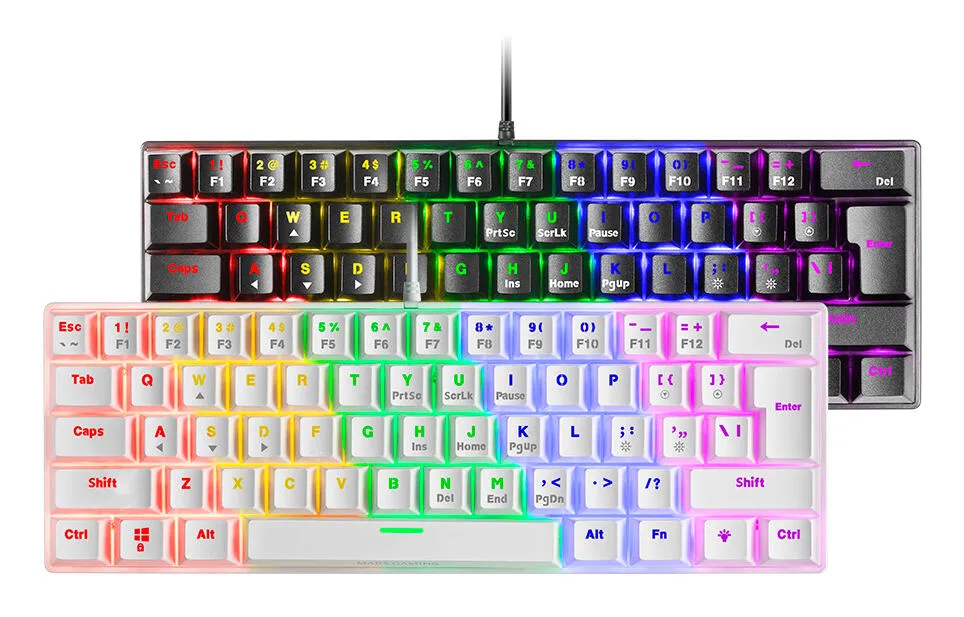 Mars Gaming MK60 MK60WBRUS Mekanik RGB Oyuncu Klavyesi Thumbnail 3