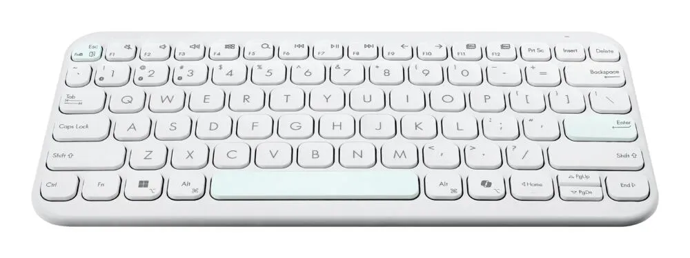 ASUS Marshmallow Keyboard KW100 Ev Bluetooth Beyaz Klavye Thumbnail 3