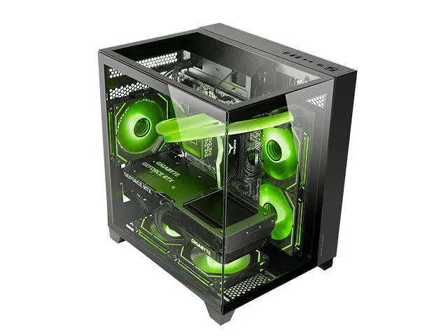 Mars Gaming MC-3CM Mini Dikey (Tower) Siyah Thumbnail 1