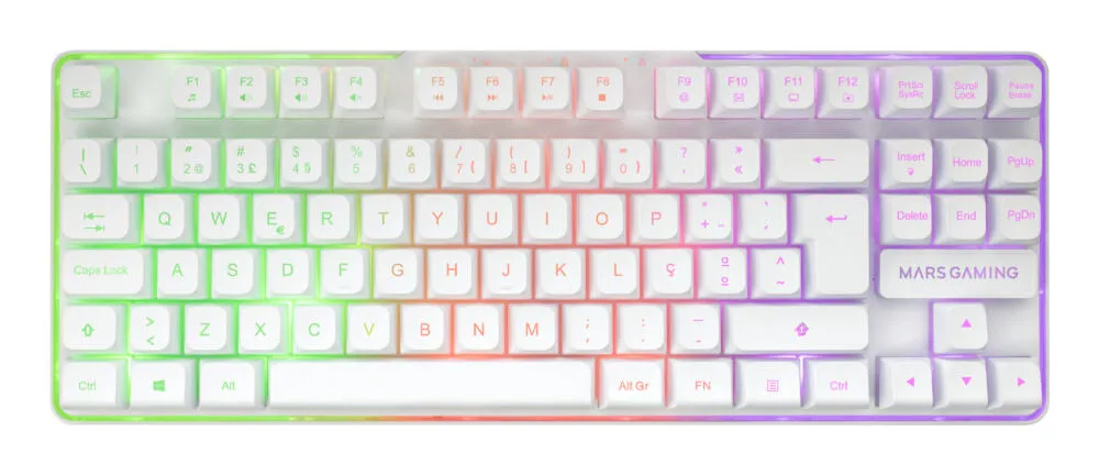Mars Gaming MCPWTKLWPT RGB Kablosuz Oyuncu Klavyesi Thumbnail 5