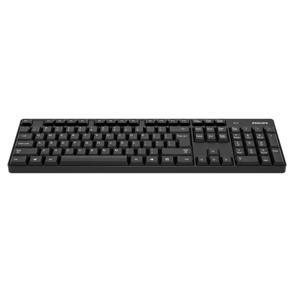Philips 500 series SPT6501B/89 Fare dahil Evrensel RF kablosuz QWERTY Siyah Klavye Thumbnail 2