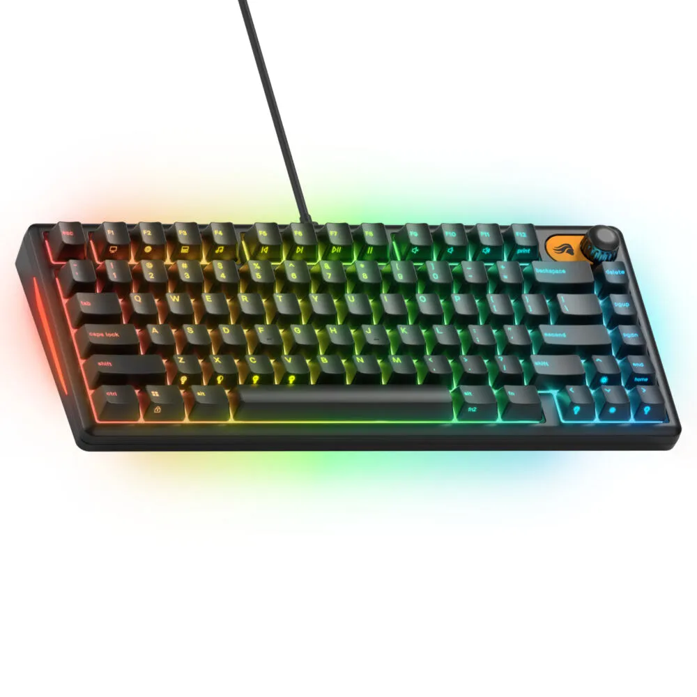 Glorious Gaming GMBK 75% GLO-GMBK75-BLK-US RGB Oyuncu Klavyesi Thumbnail 1
