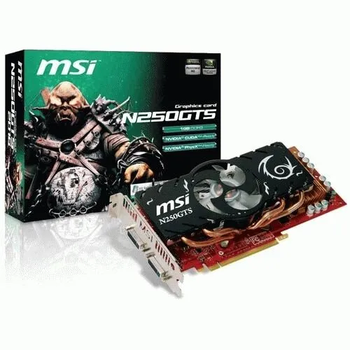 MSI N250GTS-2D1G 1 GB GDDR3 Ekran Kartı Thumbnail 1