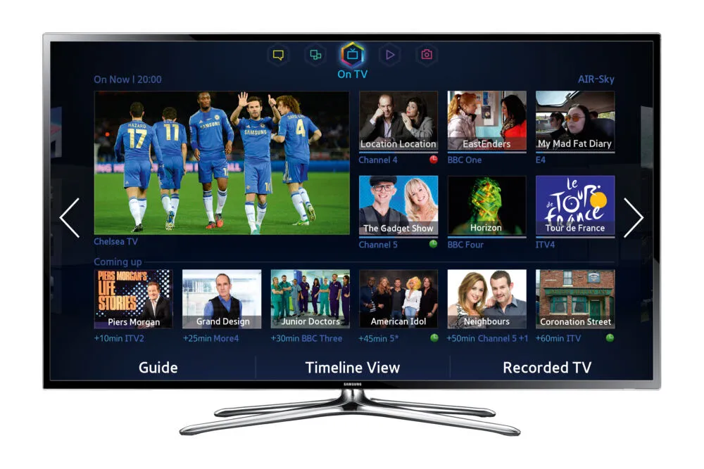 Samsung UE32F6400AK Full HD kalitesi Smart Wi-Fi Siyah TV Thumbnail 0