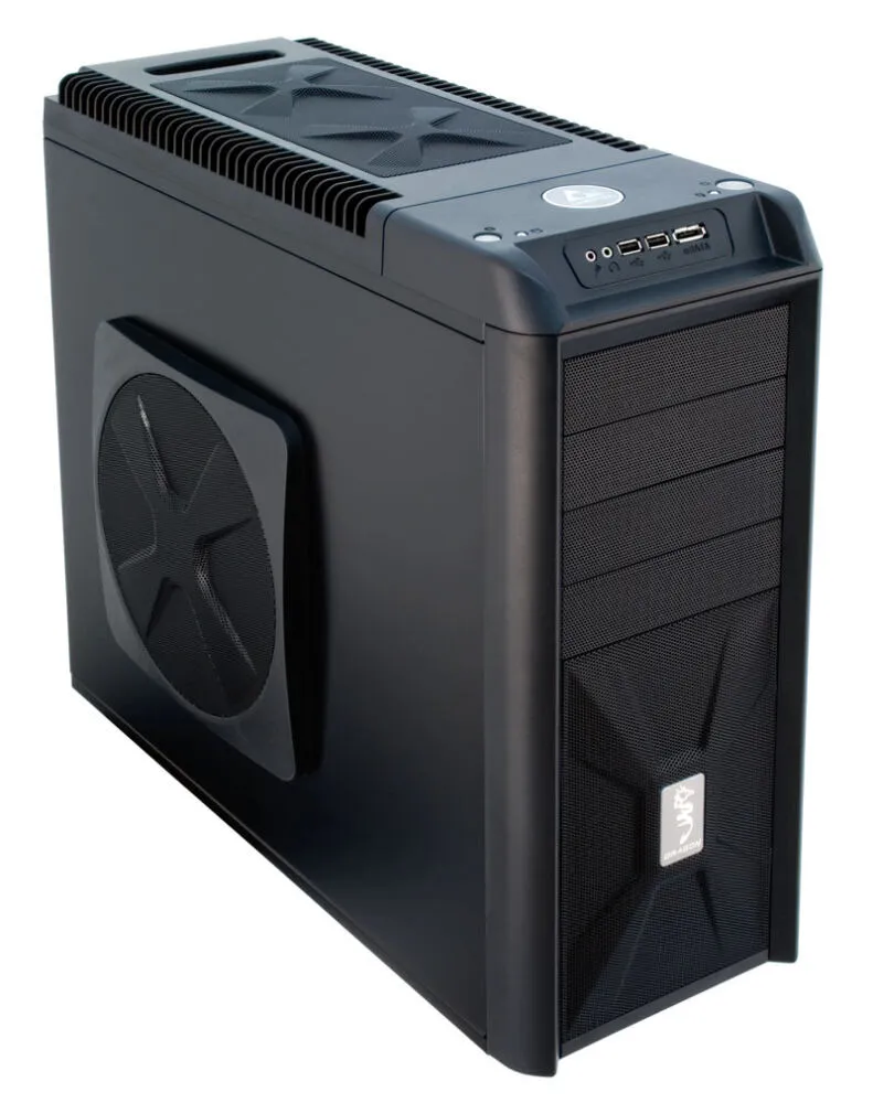Chieftec CH-07B-B bilgisayar muhafazası Midi Dikey (Tower) Siyah Kasa