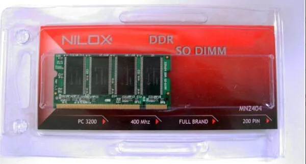 Nilox DDR 1GB 400MHz SO-DIMM PC-3200 MN2404 1 GB RAM Bellek Thumbnail 4
