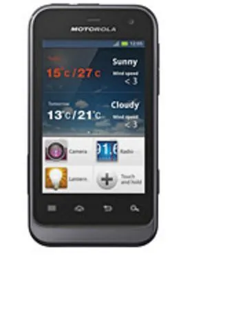 Motorola DEFY MINI 8,13 cm (3.2") Tek SIM Android 2.3 3G 1650 mAh Siyah Akıllı Telefon