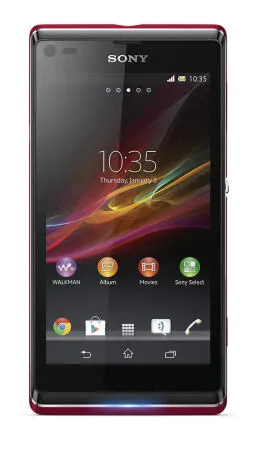 Sony Xperia L 10,9 cm (4.3") Tek SIM Android 4.1 3G Micro-USB B 1 GB 8 GB 1700 mAh Kırmızı Akıllı Telefon
