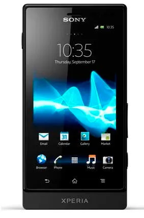 Sony Xperia sola 9,4 cm (3.7") Tek SIM Android 4.0 3G Micro-USB B 0,5 GB 8 GB 1320 mAh Siyah Akıllı Telefon