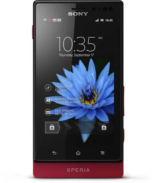 Sony Xperia sola 9,4 cm (3.7") Tek SIM Android 4.0 3G Micro-USB B 0,5 GB 8 GB 1320 mAh Kırmızı Akıllı Telefon