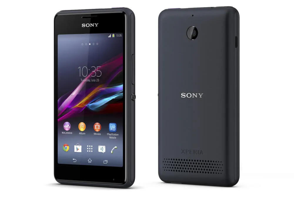 Sony Xperia E1 10,2 cm (4") Tek SIM Android 4.3 0,5 GB 4 GB Siyah Akıllı Telefon