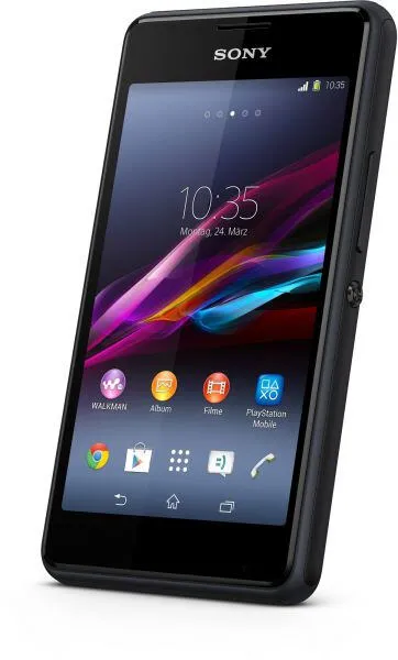 Sony Xperia E1 10,2 cm (4") Tek SIM Android 4.3 3G Micro-USB B 0,5 GB 4 GB 1750 mAh Siyah Akıllı Telefon