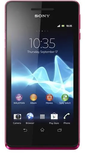 Sony Xperia V 10,9 cm (4.3") Tek SIM Android 4.1 4G Micro-USB B 1 GB 8 GB 1750 mAh Pembe Akıllı Telefon